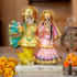 Multicolored Marble Radha Krishna - The Earth Store - God Statue